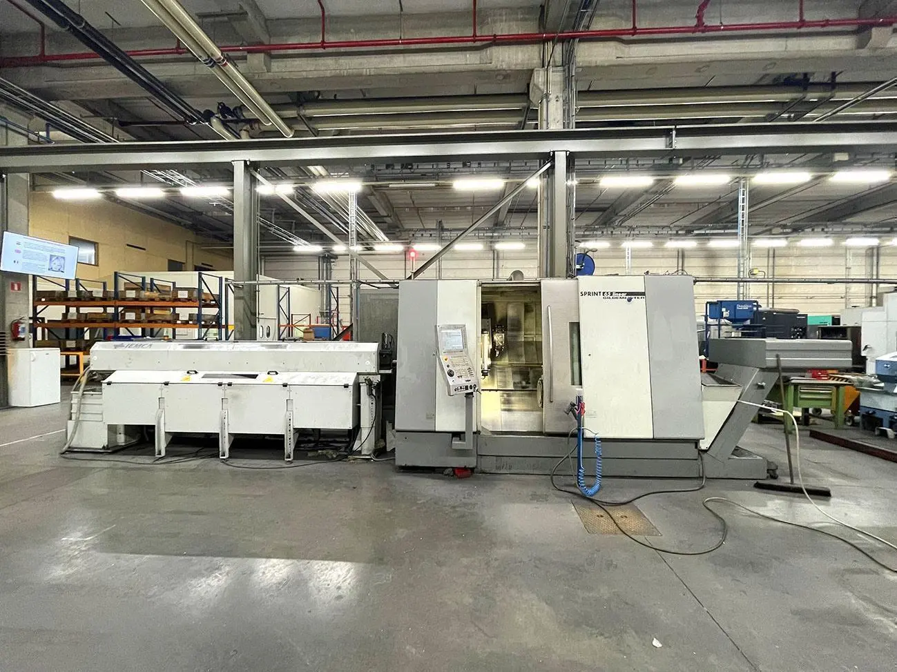 USED DMG GILDEMEISTER SPRINT 65 LINEAR + IEMCA BARFEEDER