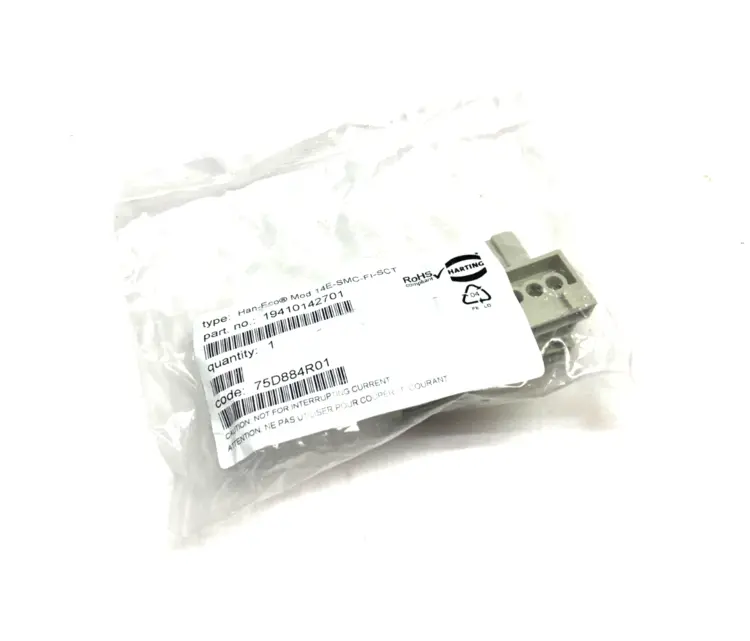 New | in-Stock HARTING Right Angle Cable Insert Han-Eco Mod.14E-SMC-FI-SCT Connector Accessories Michigan US | Maverick Industrial Sales #1467908