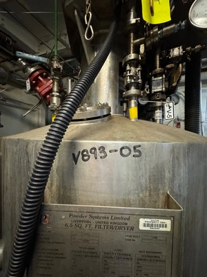 1999 POWDER SYSTEMS LIMITED 6.5 SQFT FILTER DRYER Filter Nutsche | Perry Equipment (2)