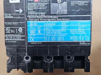 Used SIEMENS ED63B060 Circuit Breakers British Columbia CA | Lenmark #1488871