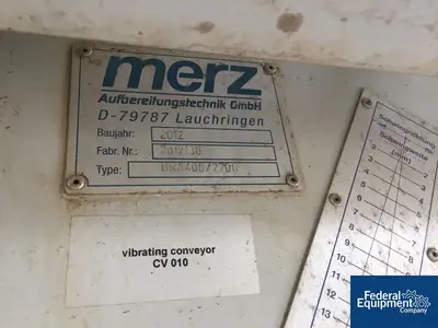 USED Merz 15.75" Merz Vibrating Conveyor, C/S