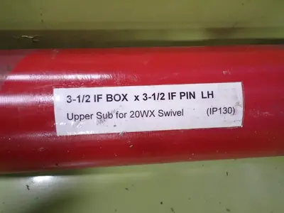 3 1/2" X 23" Steel Pipe