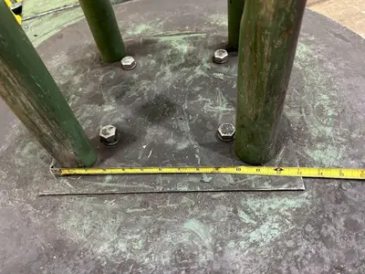 2500 lBS X 30" FASTENER ENGINEERS WIRE POWER UNCOILER: STOCK #18760