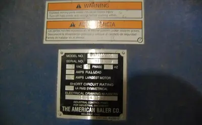 USED AMERICAN BALER PAC4029730