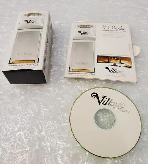 VILLAGE TRONIC VT BOOK NOTEBOOK MULTIPLE DISPLAY CARD
