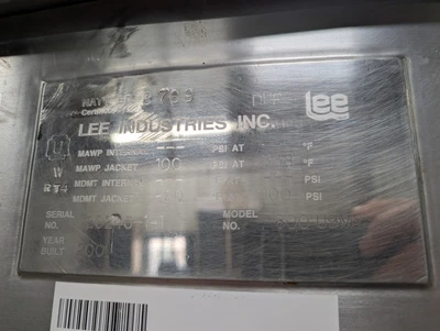 USED 2001 LEE INDUSTRIES 800 U9MS