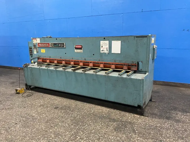 Used NIAGARA SPARTAN SP101/4 Power Squaring Shears (Inch) Ohio US | HGR 24 #1488605