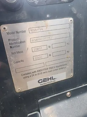 Used GEHL RS8-44 Telehandlers Ohio US | Trustworthy Equipment #1403323