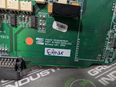 Power Measurement LTD 14000-0043-222 Ethernet Communication Card Used