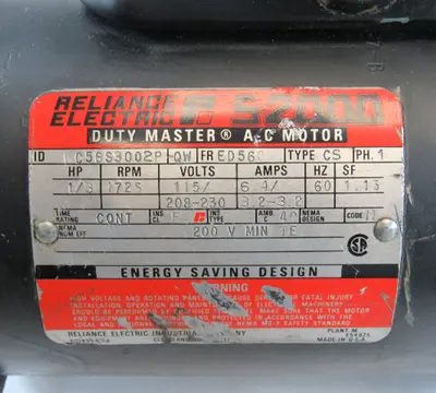 USED RELIANCE ELECTRIC C56S3002P