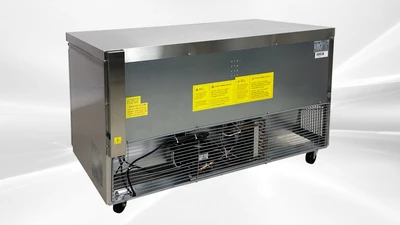 171-0380 60" Stainless Steel Self Contained Undercounter Freezer