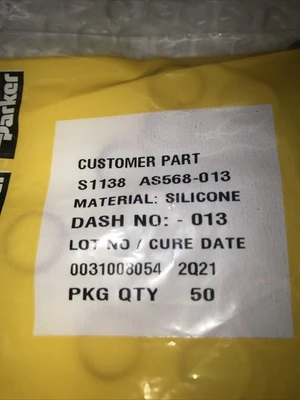 NEW Parker S1138 AS568-0 13