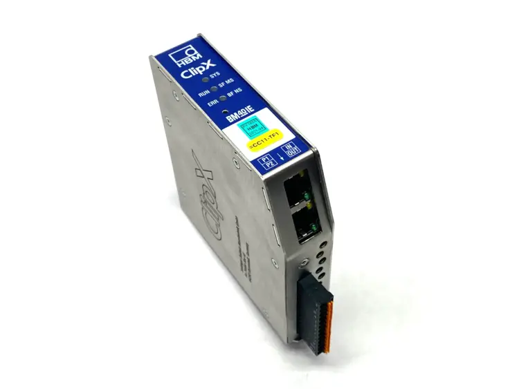 Used HBM ClipX Industrial Signal Conditioner, 3 x RJ45 Ports PLC Ethernet Equipment Michigan US | Maverick Industrial Sales #1390753