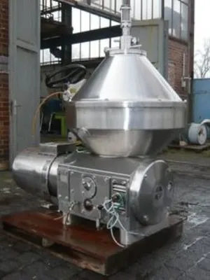 KMA Artern SMBZ/1 self-cleaning milk separator, 316SS.