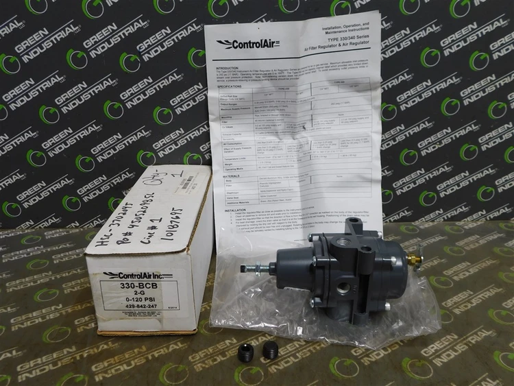 Used CONTROLAIR _UNKNOWN_ Air Pressure Regulators Wisconsin US | Green Industrial #866627