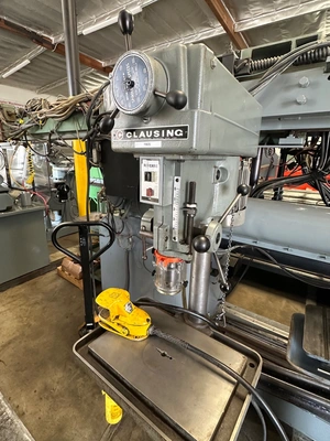 CLAUSING 1769 DRILLS, HEAVY DUTY & SENSITIVE, VERTICAL, SINGLE SPINDLE | Wheeler Machinery Sales (4)