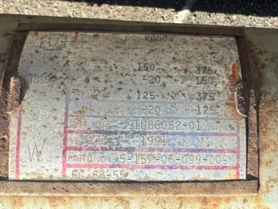 Heat Exchanger 8ft Long 6” Diameter Part No: 5-157-06-099-009