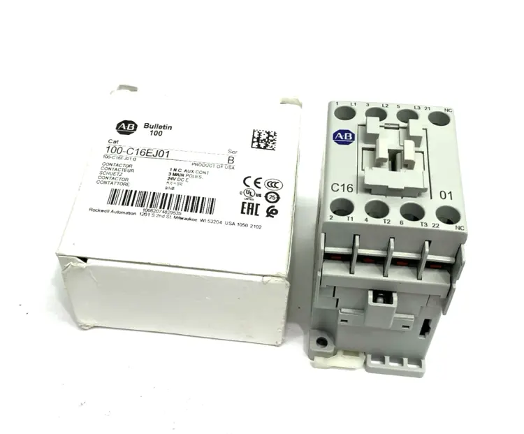 Used ALLEN-BRADLEY SER. B IEC 16 A CONTACTOR, 0 NO CONTACT & 1 NC CONTACT PLC Contactors | Maverick Industrial Sales #1100381