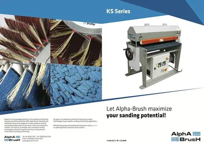 USED 2022 ALPHA BRUSH KS-LS BRUSH SANDER