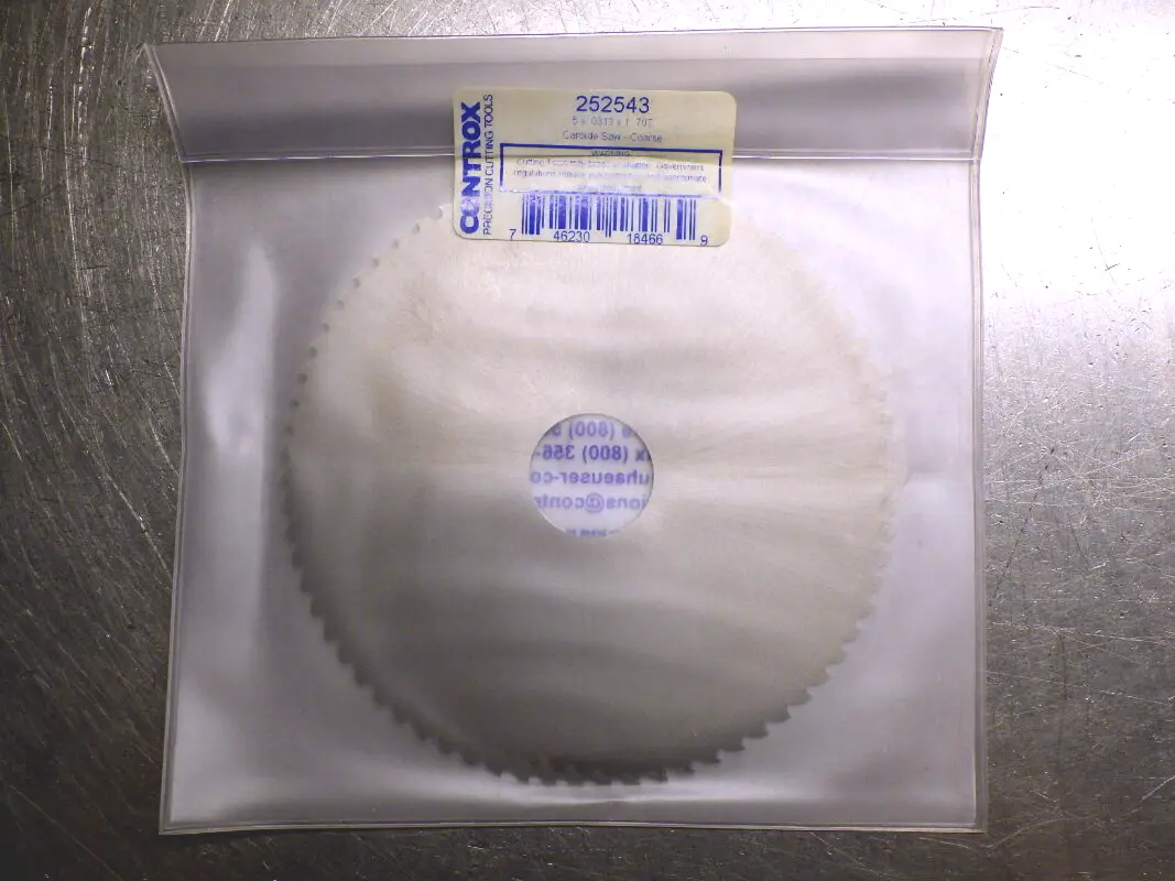Controx 5" x 1/32" Carbide Slot Saw 1" Arbor 80 Teeth 252543 (LOC693B)