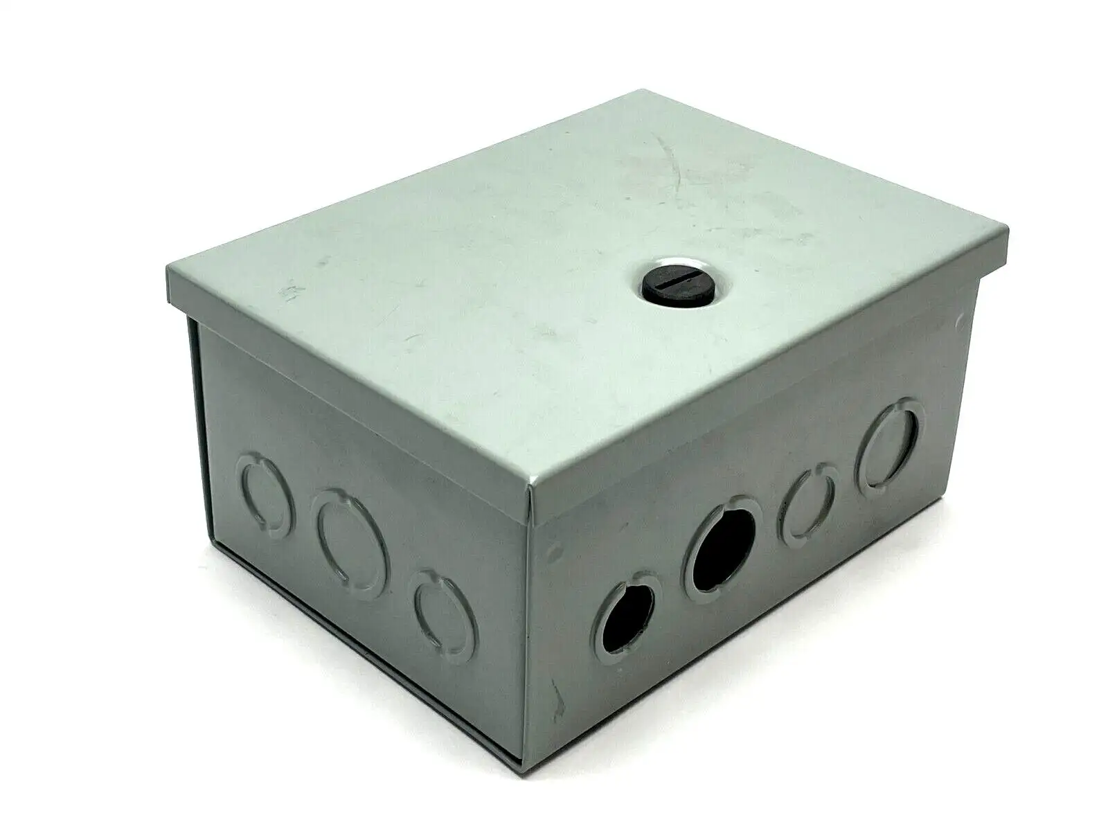 AHE8X6X4 | Hoffman  Wall-Mounted Hinged Cover Enclosure 8" x 6" x 4" - Used