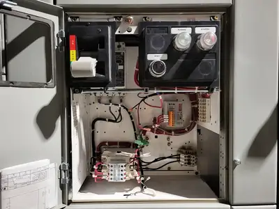 2hp, 600V, 7A, 3-Ph, FVNR Starter, Size 1, (Incomplete Components)
