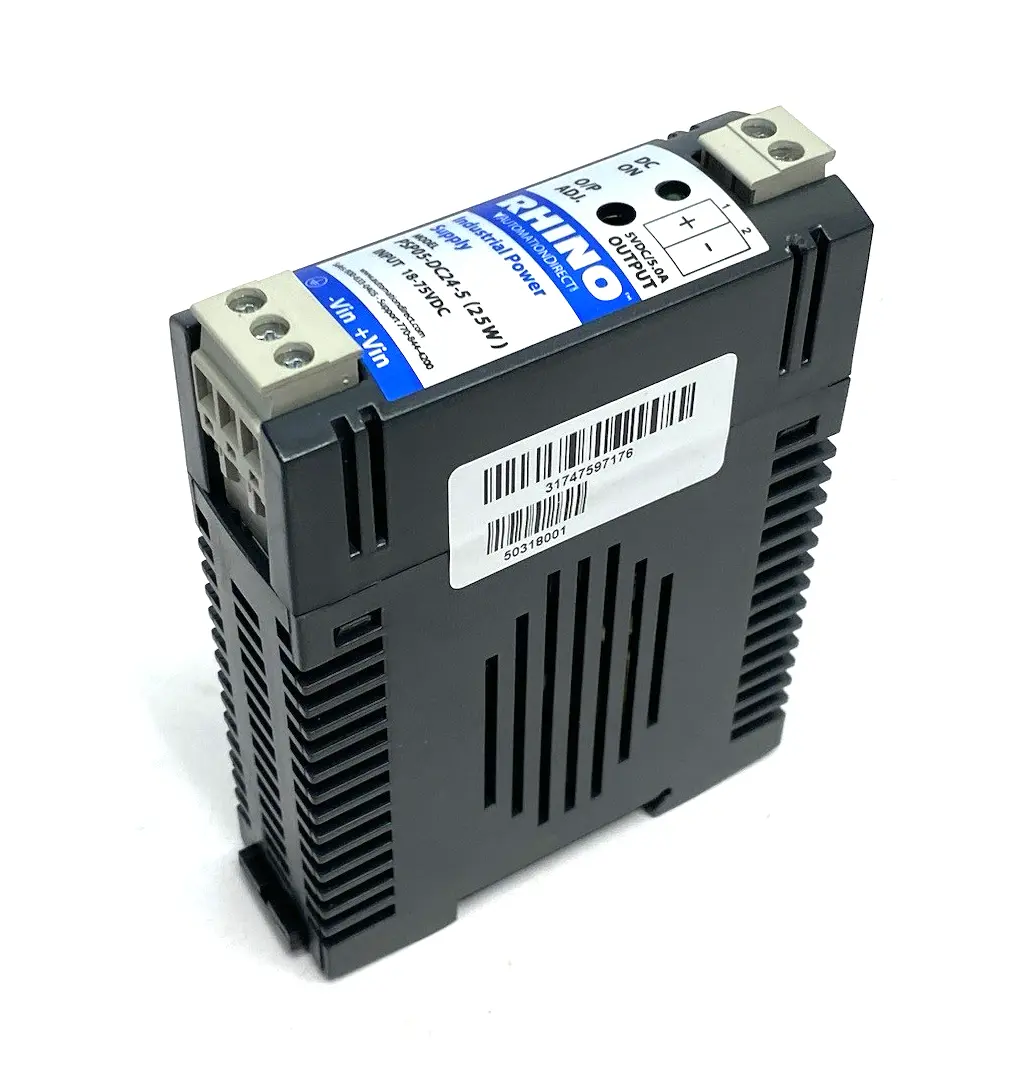 USED AUTOMATION DIRECT RHINO DC TO DC CONVERTER, INDUS. POWER SUPPLY