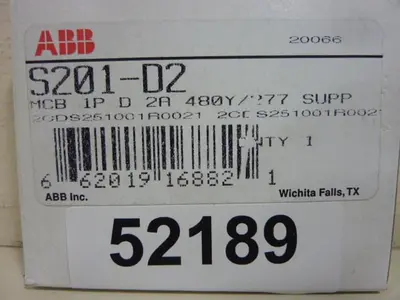 USED ABB S201-D2