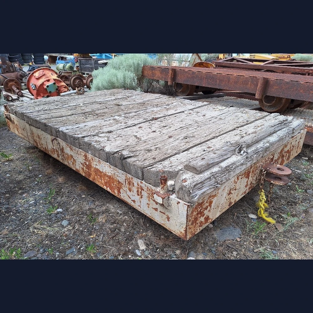 8ft x 5ft Flat Deck Mine Car