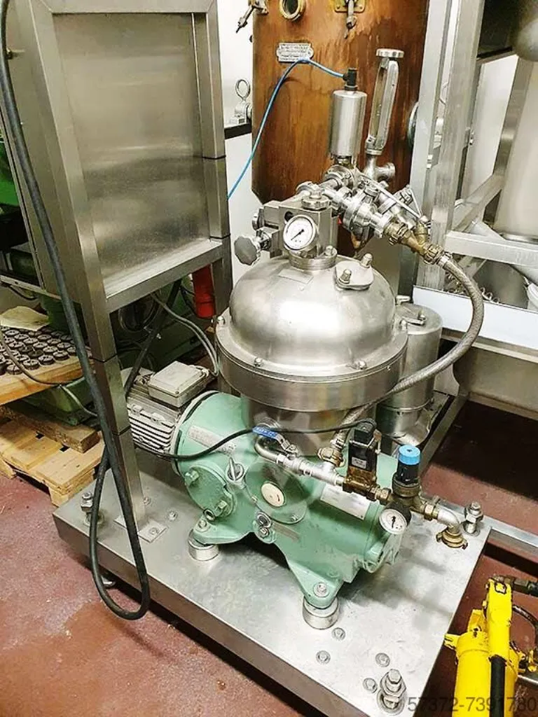 (2) Westfalia SA 7-06-076 clarifier centrifuges, 316SS.