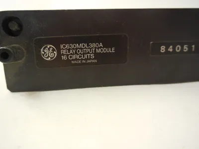 USED GENERAL ELECTRIC IC630MDL380A OUTPUT MODULE