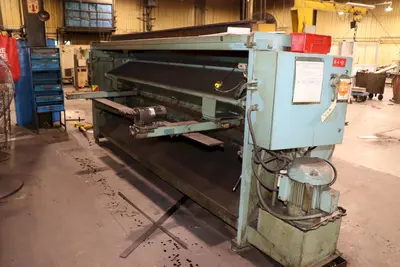 10' X 1/4" NIAGARA MODEL #SP-10-1/4 HYDRAULIC SHEAR: YOBRO #23863
