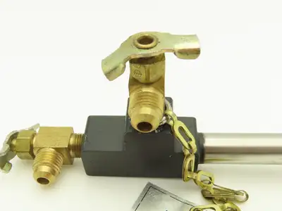 Taco Sentinel 7031-5  8" Tube Flow Meter Station 3/4"x1/2"NPT 16.5"OAL
