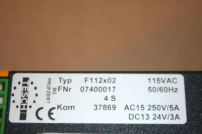 USED TESCH F112X02