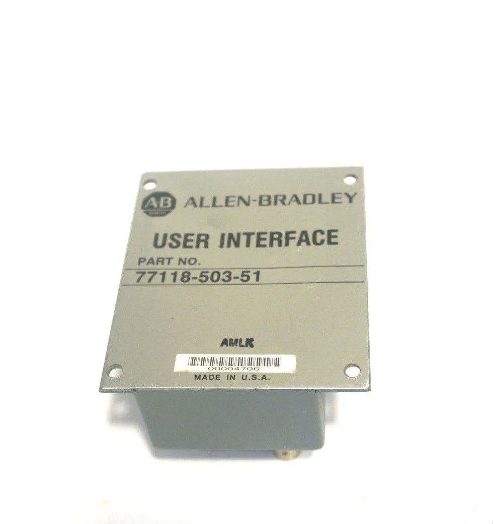 USED ALLEN-BRADLEY 77118-503-51 INTERFACE BOX 7711850351