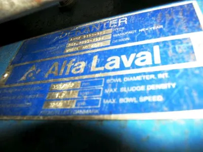 Alfa-Laval AVNX 919/4045B-31G decanter centrifuge, 316SS.