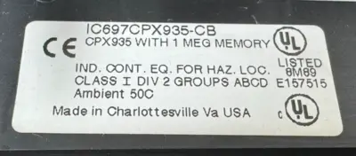 USED GE FANUC IC697CPX935