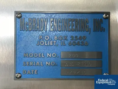 USED McBrady Engineering McBrady Engineer Bottle Air Rinse