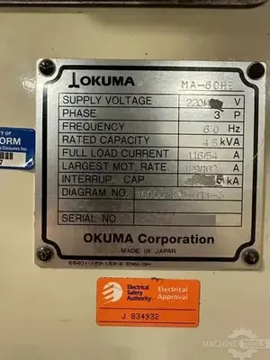 USED 2001 OKUMA MA-60HB