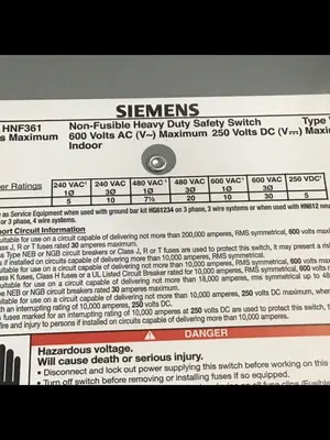 USED SIEMENS HNF361 VBII