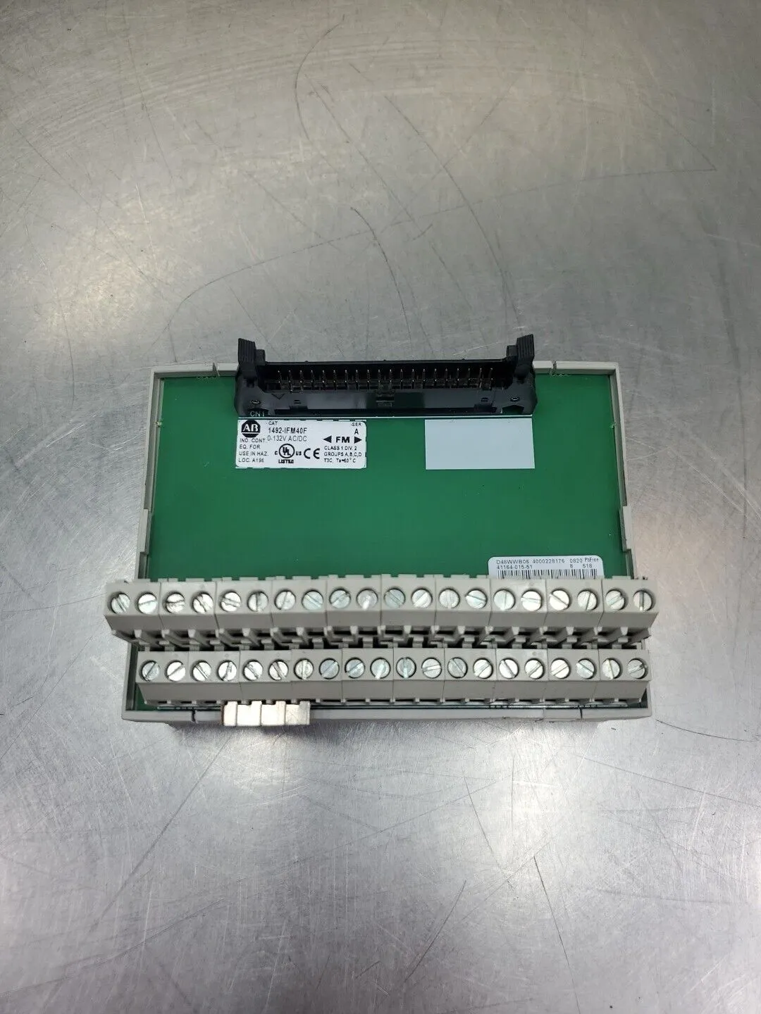 Allen Bradley 1492-IFM40F Interface Feed Through Terminal. 3C-22