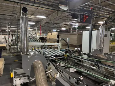 New 180" Jumbo Matchbox Folder Gluer