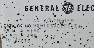 Used GE _UNKNOWN_ Voltmeters South Carolina US | Palmetto Automation #1542030