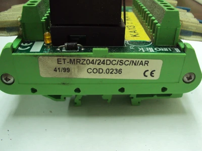 Eurotek 4 Channel Relay ET-MRZ04/24DC/SC/N/AR Breakout Board