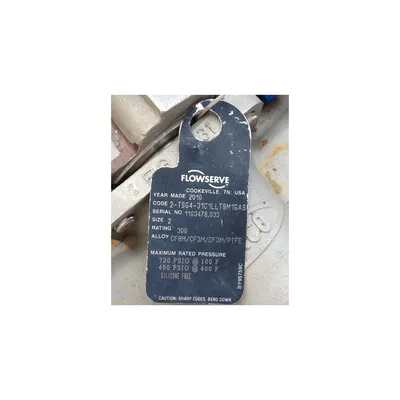 2" DURCO SLEEVELINE PLUG VALVE - TSG4 SEVERE SERVICE WITH OVERIDE
