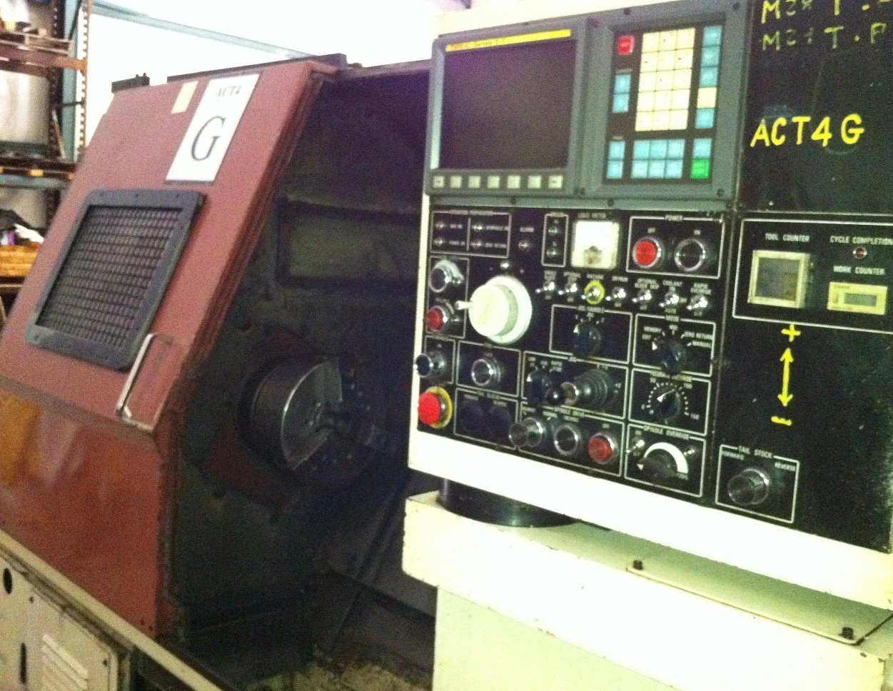 USED 1990 OKUMA & HOWA ACT-4 CNC TURNING CENTER