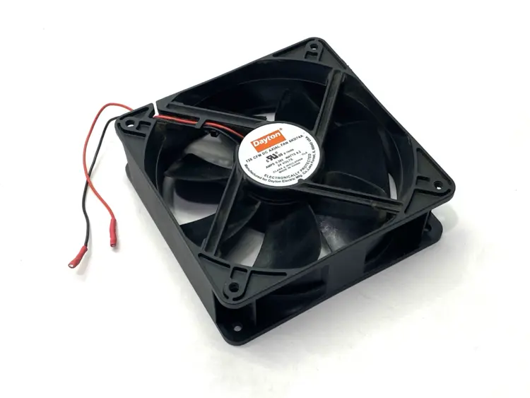 Used Dayton Axial Fan 138 CFM 24V .383A 9.2W Electronic Component Fans Michigan US | Maverick Industrial Sales #1394408