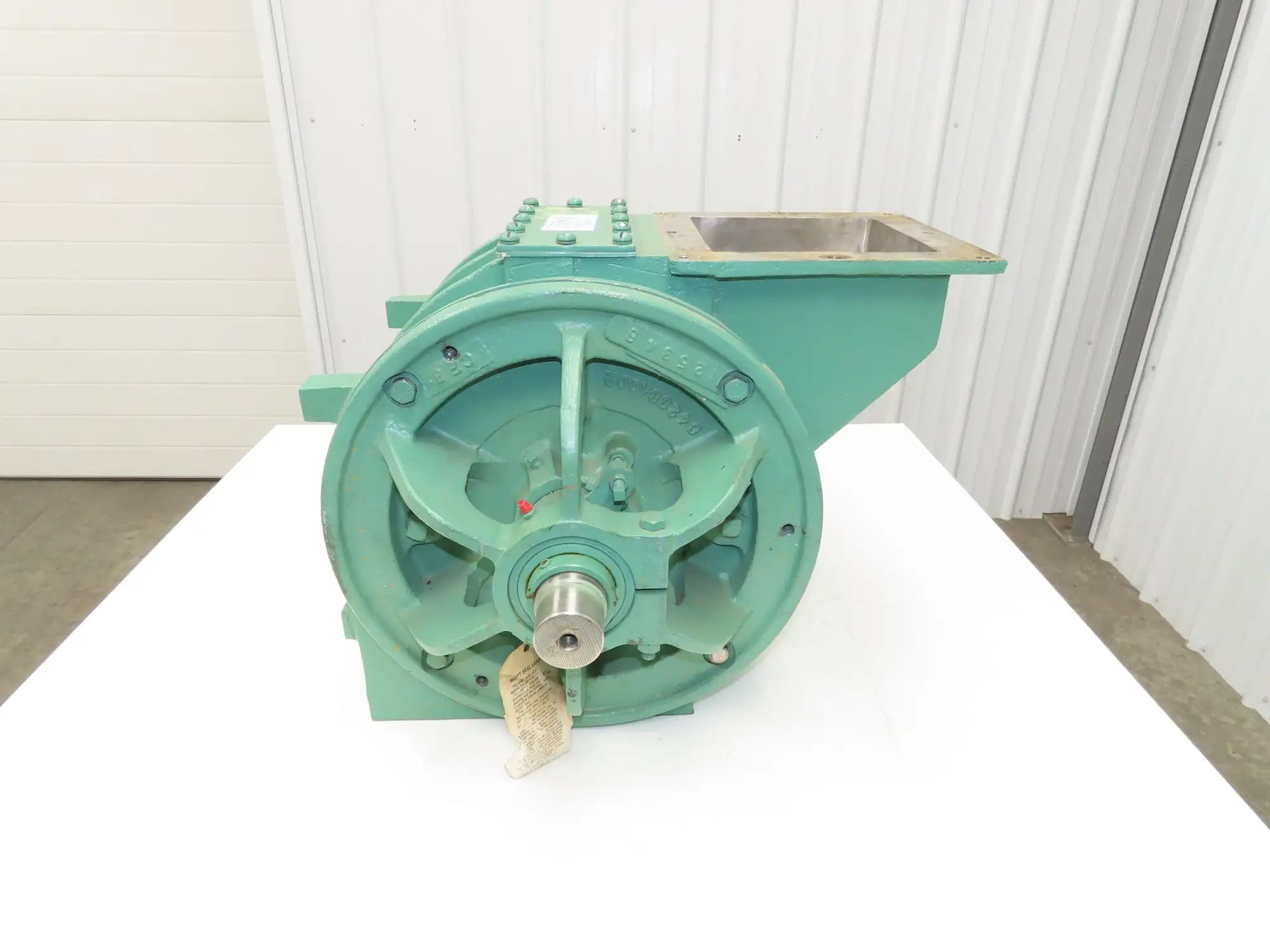 Andritz Sprout Bauer 1410 MSI Stainless Rotary Airlock Feeder Valve 8x10" Flange