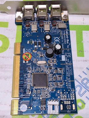 UNIBRAIN FIREBOARD BLUE 3-PORT VER. 1.1 PCI FIREWIRE CARD