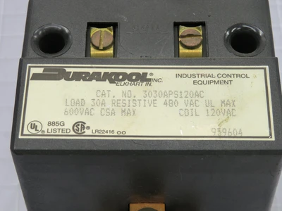 Used DURAKOOL _UNKNOWN_ Relays & Switches Texas US | OCO Industrial #1682903